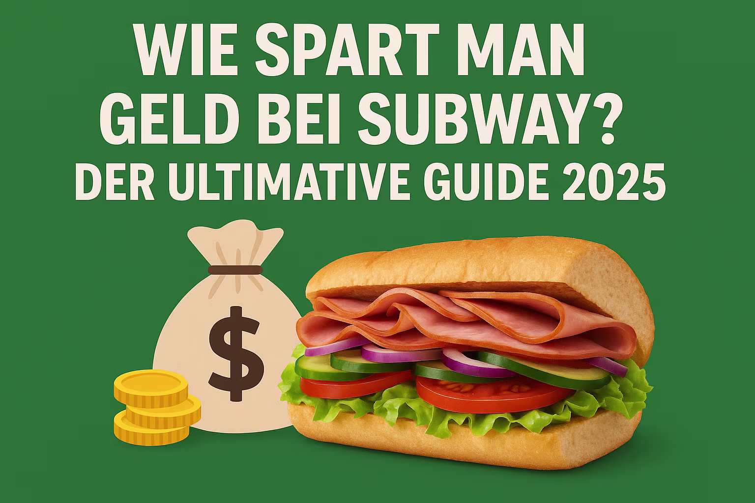 Wie spart man Geld bei Subway